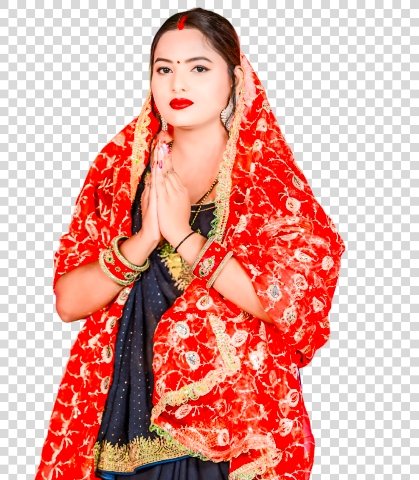 Navratri girl PNG image | Happy Navratri photo editing girl PNG image download 