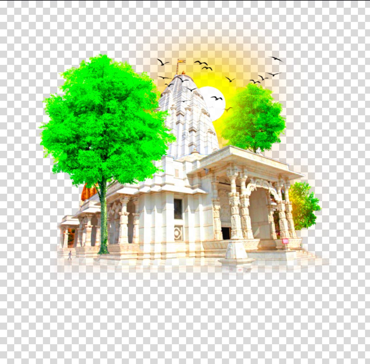 Durga Mandir PNG image| Goddess Durga temple PNG transparent image 