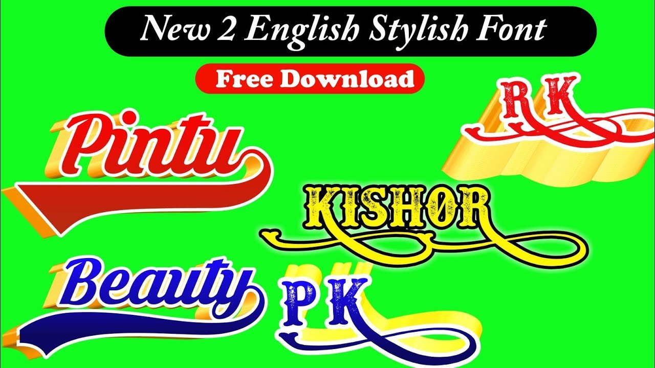 2 Stylish english font 