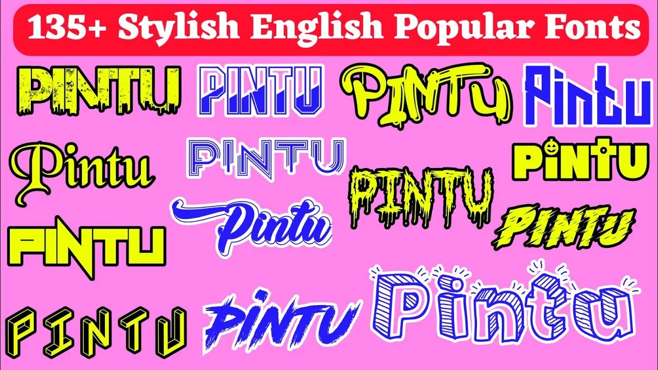 New English Stylish fonts free,English font zip file