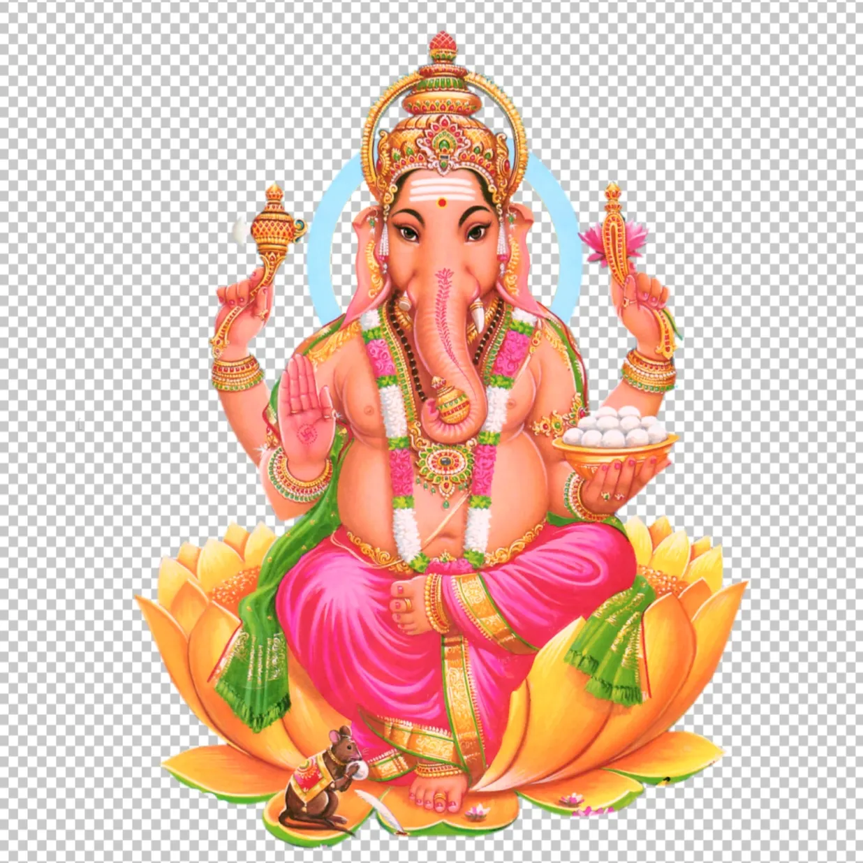 Lord Ganesha PNG Image Free Download - Ganpati Bappa HD Transparent Background