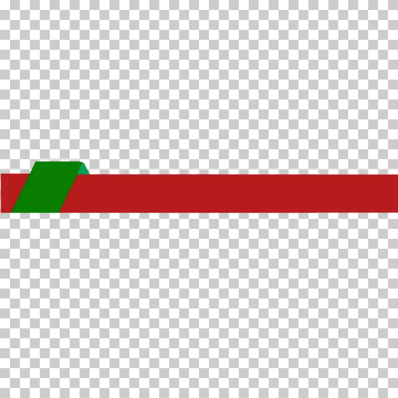 Red & Green Ribbon Banner PNG | Decorative Web Label Design