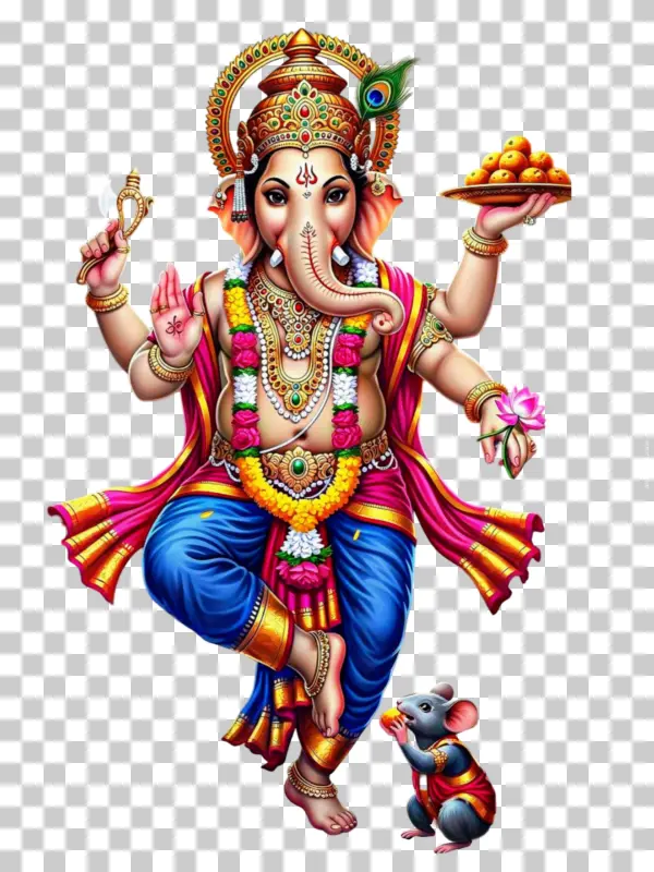 Lord Ganesha PNG Image Download HD | Ganpati Bappa Transparent PNG