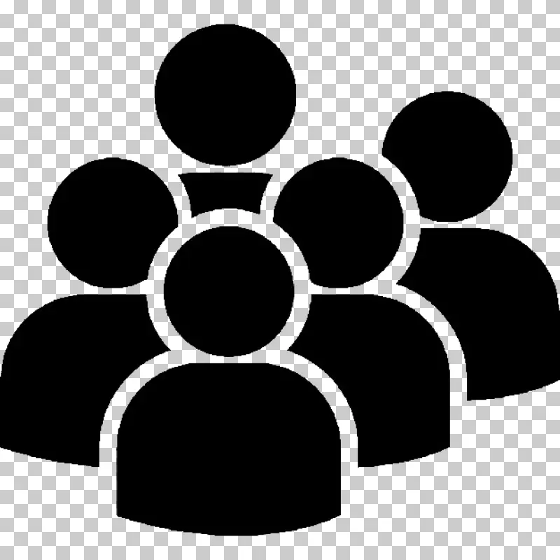 Group of People Icon PNG - Team Users Symbol Transparent Background